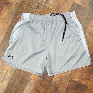 Under Armour Men's Light Gray Athletic Shorts